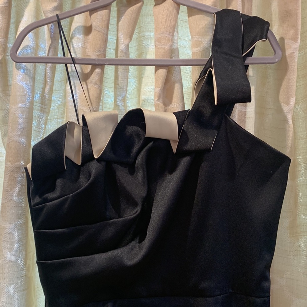 Rabbit Rabbit Rabbit Designs One Shoulder Black D… - image 2